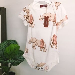 Milkbarn tutu elephant one piece